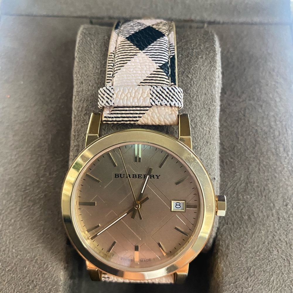 Burberry Gold Band Watch
